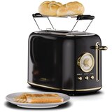 Klarstein Toster Victoria | Toster za 2 kriške | 800 W | 7 razina pečenja | Grijač peciva | shoptok.hr
