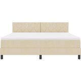  Krevet s opruga kutije s jastukom Krema 180 x 200 cm tkanina | shoptok.hr