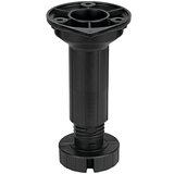 WALTECO Postolje za namještaj (Ø x V: 4,5 x 15 cm, Nosivost: 250 kg, Plastika, Crna) | shoptok.hr