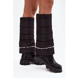 Boto women's insulated boots with beads black irvette Cijene