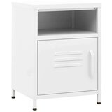 vidaXL Noćni ormarić bijeli 35 x 35 x 51 cm čelični | shoptok.hr
