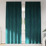  Zavjese za zamračivanje 2 pcs Tamnozelena 140 x 225 cm Baršun | shoptok.hr