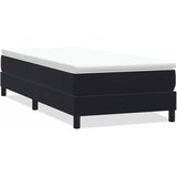 Box spring krevet bez madracem crni 80 x 220 cm baršunasti | shoptok.hr