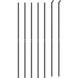 vidaXL Mrežna ograja s prirobnico antracit 1,4x10 m | Shoptok.si