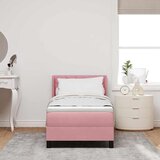  Krevet s opruga kutije Ružičasta 200 x 80 cm Baršun | shoptok.hr