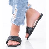  Black sandals with woven upper Iren Cijene