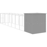  Kućica za pse s igralištem svjetlosiva 165x863x181 cm čelična | shoptok.hr