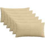  Presvlaka za jastuk 6 pcs ALMELO Siva zelena 40 x 80 cm Kord Slike