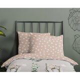 Good Morning Siva/rjava bombažna otroška posteljnina za otroško posteljico 120x150 cm Catlife – | Shoptok.si