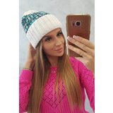 Kesi Women's cap Iris K348 white+turquoise | Shoptok.si
