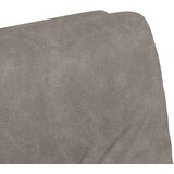  Jedilni stoli s kolesi 2 pcs Siva 57 x 67 x 95 cm Umetna koža, (5000093123) | Shoptok.si