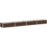  Povišeni vrtni krevet Crna 320 x 40 x 24 cm | shoptok.hr