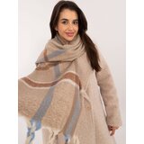 Wool Fashion Italia Scarf-AT-SZ-2315.33-dark beige Cene