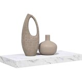  Stenska polica Beli marmor 50 x 23 x 4 cm Konstruiran les, (5000201306) | Shoptok.si