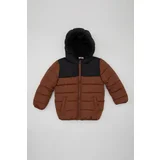 Defacto Baby Boy Waterproof Fleece Lined Coat