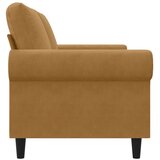  Dvosjed smeđi 140 cm baršunasti | shoptok.hr