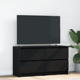 Furnova TV omarica črna 100x35x54 cm inženirski les, (21924149) Cene