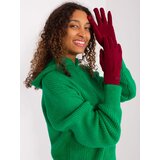 Wool Fashion Italia Gloves-AT-RK-8502A.97-burgundy | Shoptok.si