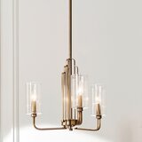 Elstead Lighting Quintiesse QN-KIMROSE3-BNB - Luster na šipci KIMROSE 3xE14/40W/230V zlatni | Eponuda.com