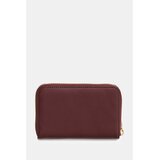 Guess Denarnice Laurel Ii Slg Med Zip Around Bordo Cene