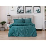  elegant petrol petrol blue satin single quilt cover set (de) | Eponuda.com