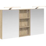  Komplet omaric za kopalnico s polico 3 pcs 110 x 10,5 x 60,5 cm, (5000245342) | Shoptok.si