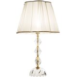  Ondaluce - Kristalna stona lampa BRIGIDA 1xE27/15W/230V krem/prozirna | Eponuda.com