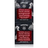 Apivita Express Beauty Pomegranate revitalizirajuća maska za posvjetljivanje lica 2 x 8 ml Cijene