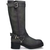 Nae Vegan Shoes Mestni škornji Women's Vegan Motorbike Boots Ruby Grey pisana | Shoptok.si