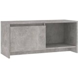TV ormarić boja betona 90 x 35 x 40 cm od konstruiranog drva | shoptok.hr