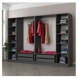Hanah home Kale 6093 Ormar, 270x210x52cm, Crni | Eponuda.ba