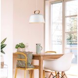  Luster na sajli CLIP 1xE27/40W/230V bela/smeđa | Eponuda.com