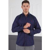 Dewberry G719 MEN'S SHIRT-NAVY-BURGUNDY | shoptok.hr