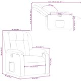 vidaXL Naslanjač svetlo siv blago | Shoptok.si