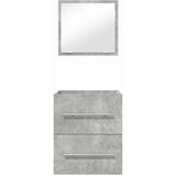  Set namještaja za kupaonicu s ladicama Siva 41 x 38,5 x 48 cm | shoptok.hr
