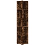  Kotna omarica dimljeni hrast 33x33x164,5 cm inženirski les, (20716453) | Shoptok.si