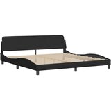  Okvir za krevet bez madraca Hanko crni 200x200 cm od tkanine | Eponuda.com