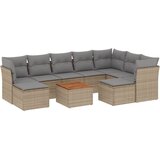  10-dijelni set vrtnih sofa s jastucima bež od poliratana | shoptok.hr