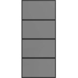  Klizna vrata 90 x 205 cm Kaljeno Staklo i Aluminij | shoptok.hr