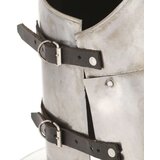  Replika srednjovjekovnog viteškog oklopa LARP srebrna čelična | shoptok.hr