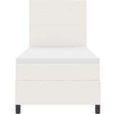  Okvir kreveta s madracem krem 100x200 cm tkanog velura | shoptok.hr
