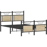 vidaXL Okvir kreveta bez madraca boja hrasta sonome 120x190 cm drveni | shoptok.hr