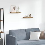  Polica na zidu 2 pcs Smeđa 40 x 9 x 3 cm Konstruirano drvo | shoptok.hr
