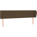Maison Chic Vzglavna omarica - Nočna omarica - Posteljna omarica z ušesi temno rjavo 203x23x78/88 cm blago, (21709911) Cene
