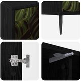  ormar ELBURG 102 x 33 x 51 cm Crni hrast Konstruirano drvo | shoptok.hr