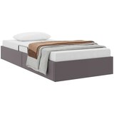  Otomanski krevet s pohranom Sivi 90 x 190 cm Lažna koža | shoptok.hr