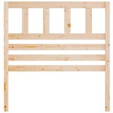  Uzglavlje za krevet 81 x 4 x 100 cm od masivne borovine | shoptok.hr