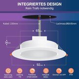 DUSKTEC 12x 91mm RGB pametni LED vgradni reflektor - 7 W | Shoptok.si