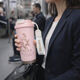 Termo šalica sa slamkom i vrpcom za nošenje - 530 ml | shoptok.hr
