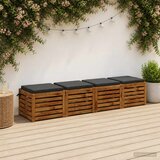  Jastučići za sjedenje SOEST 4 kom. 100% poliester Antracit | Shoptok.si